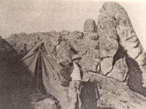 Figura 5. Daniel Ruzo at his first campsite north of Peca Gasha