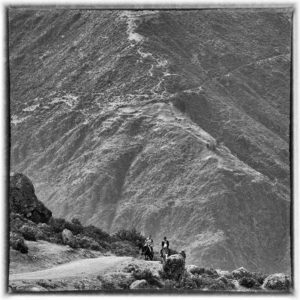 Figura 25. Subida al Anfiteatro desde el fin de la carretera nueva. Cortesia de Alex Kornhuber